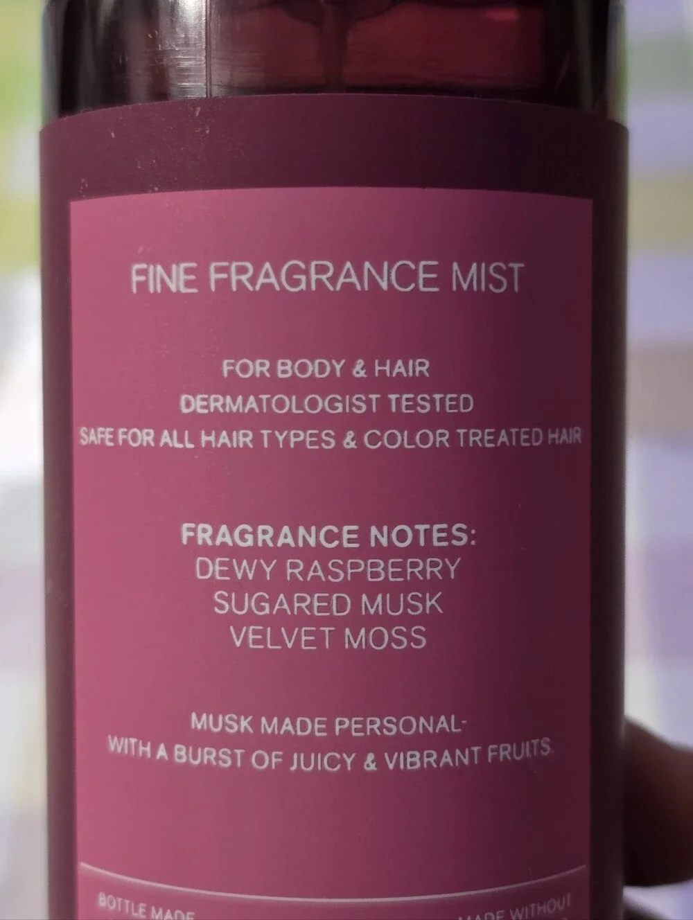 Bath & Body Works Fruity Musk & Warm Musk Fine Fragrance Body Mist Set NEW